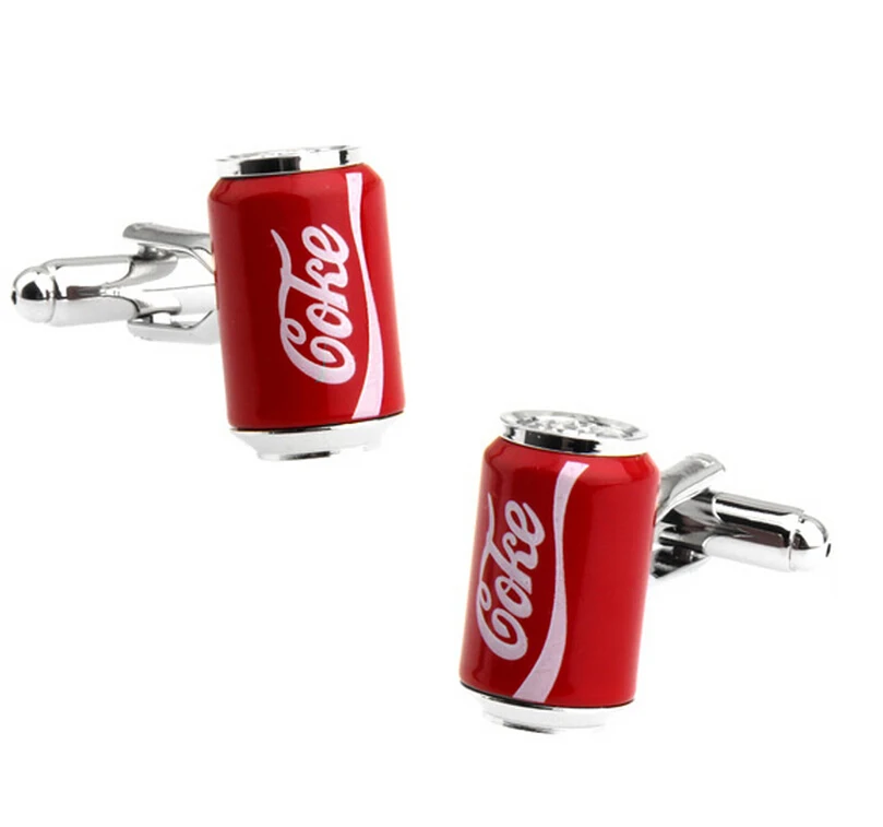 boutons de manchette canette Coca-Cola