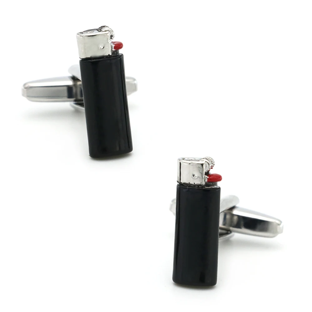 boutons de manchette avec briquet intégré