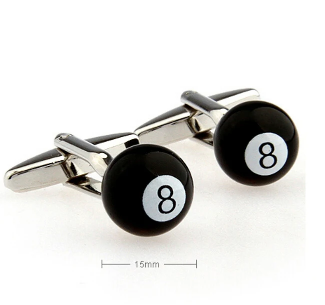 boutons de manchette billes de snooker