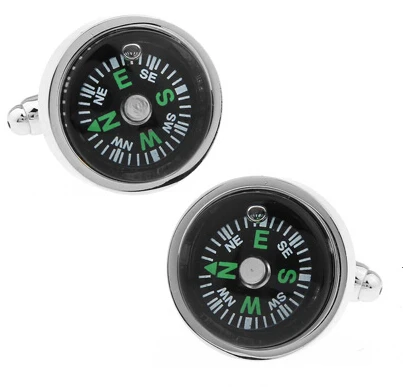 cufflinks boussole élégants