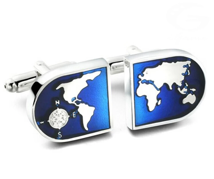 Cufflinks carte marine élégante