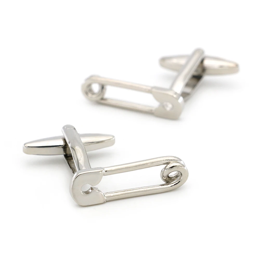 cufflinks argent originaux sécuritaires