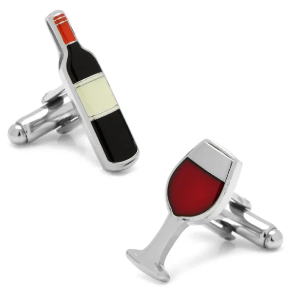 boutons de manchette thème vin