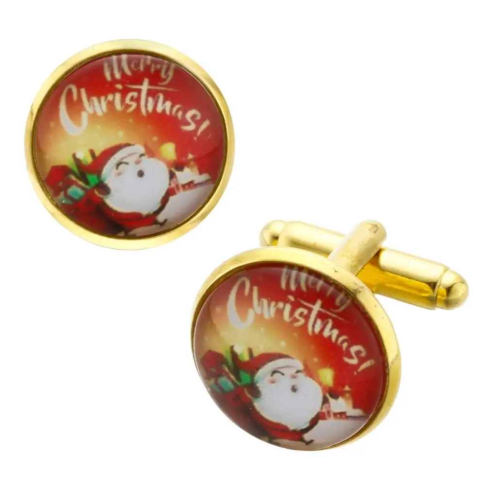 cufflinks Noël Santa Claus