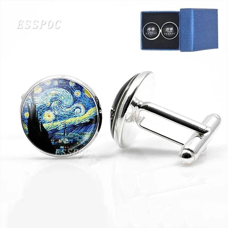 cufflinks Van Gogh élégants