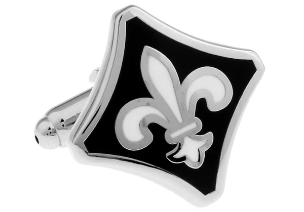 bouton de manchette fleur de lys
