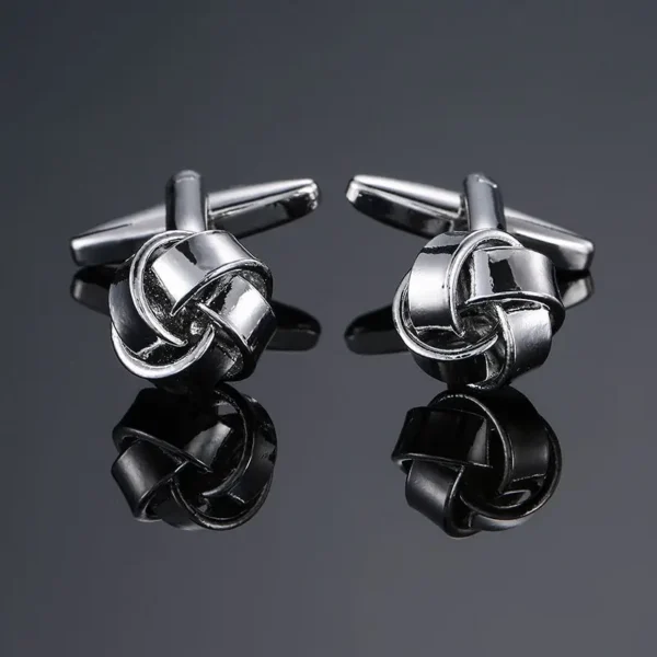 bijoux de manchette argent sophistiqués