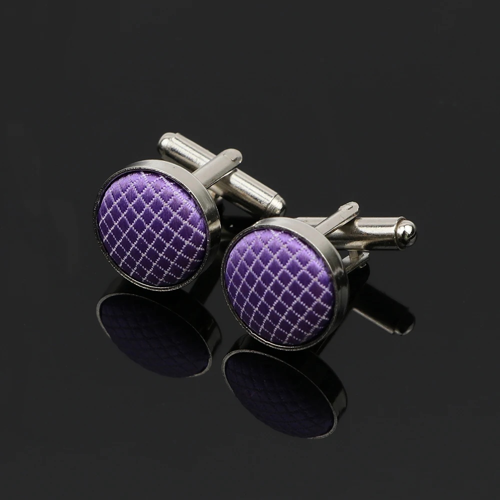 bouton de manchette argent