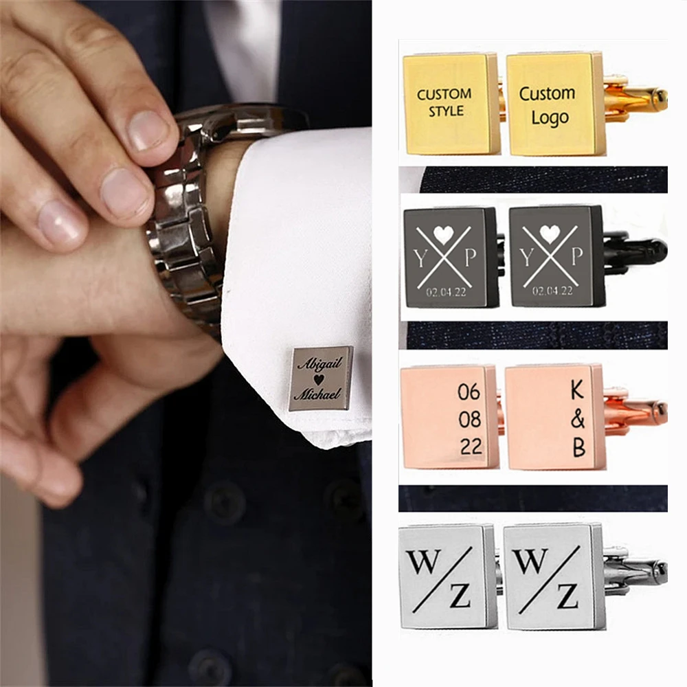 bouton de manchette personnalisé